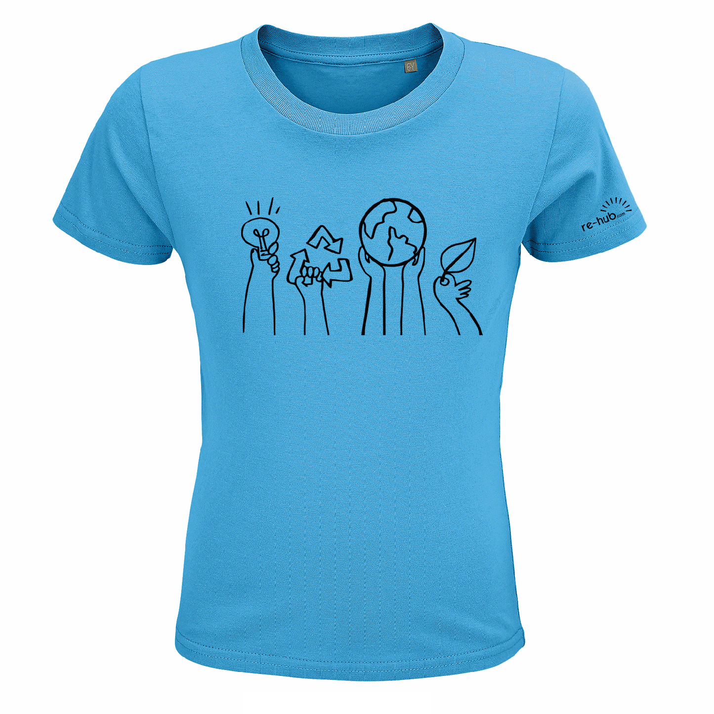 T-SHIRT BAMBINO MANI in cotone biologico 100%