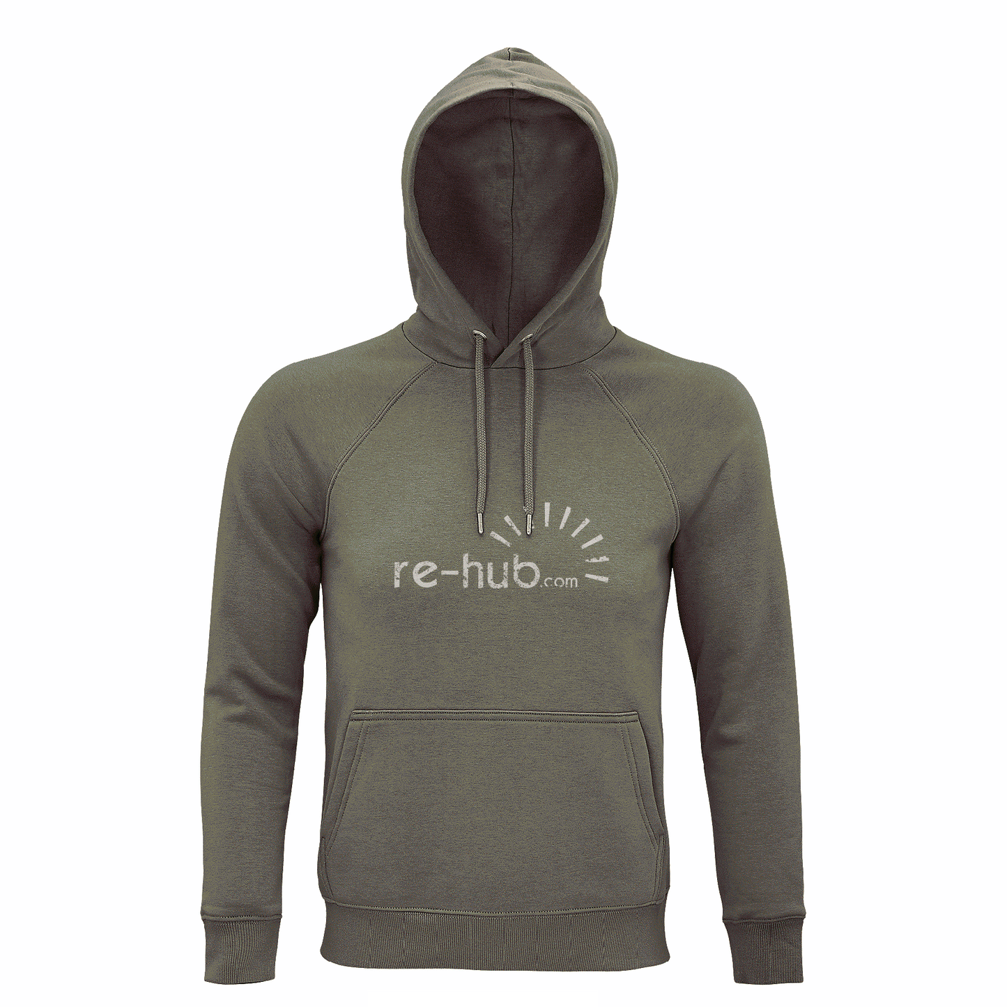 HERREN SWEATSHIRT RE-HUB 80 % Bio-Baumwolle – 20 % recyceltes Polyester.