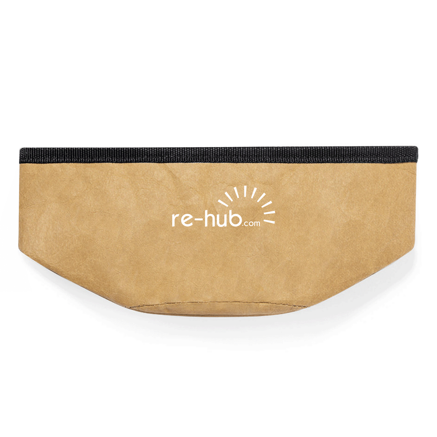 FALTBARE RUNDSCHALE Laminiertes Recyclingpapier und RPET-Polyester.