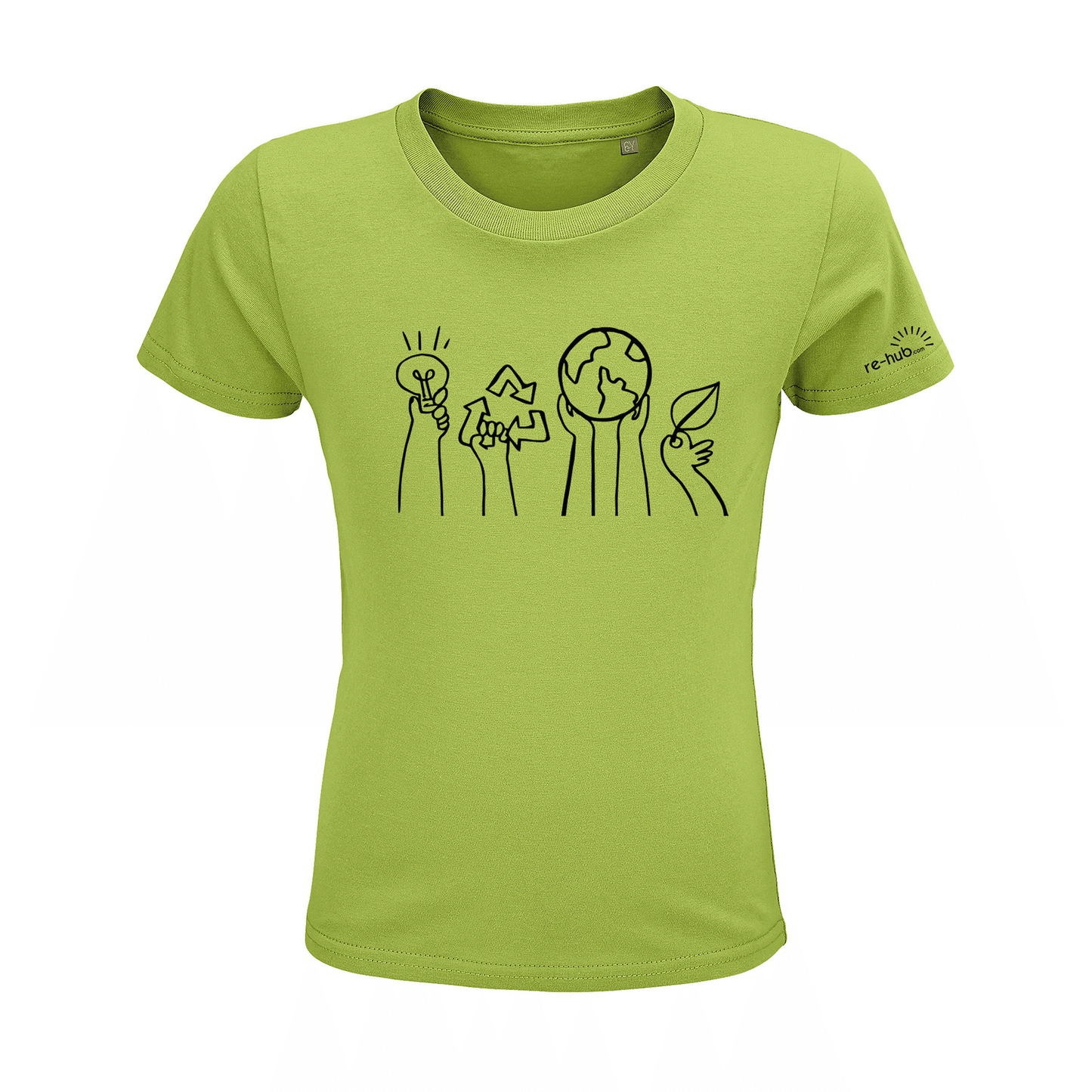 T-SHIRT BAMBINO MANI in cotone biologico 100%