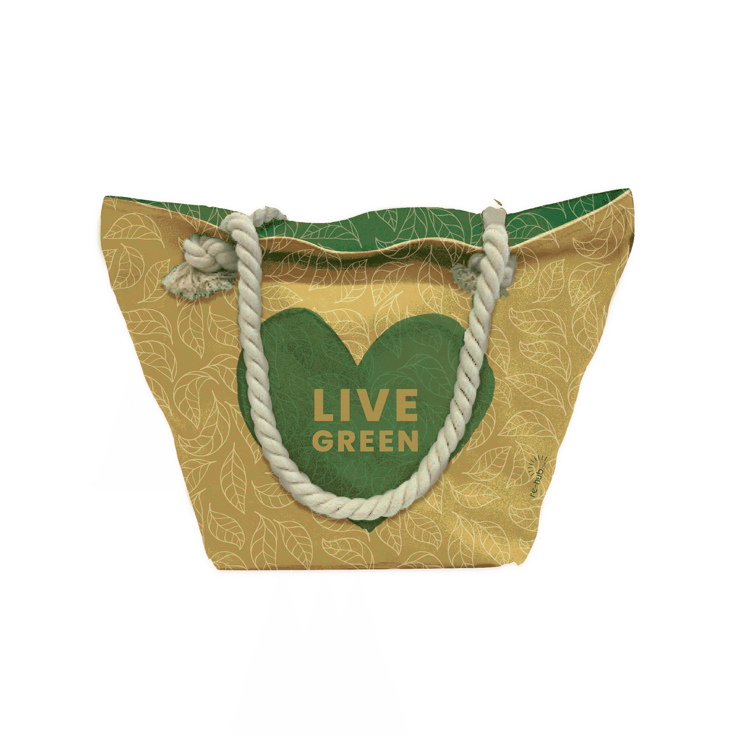 BORSA MARE CUORE in tessuto cordura riciclato