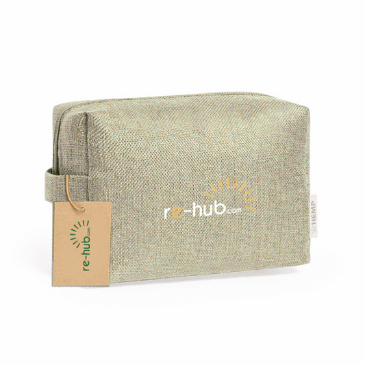 SCHMINKTASCHE 100% igem Hanfgewebe