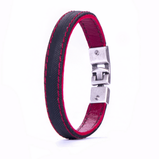 HERREN ARMBAND recycelten Rennradreifen hergestellt