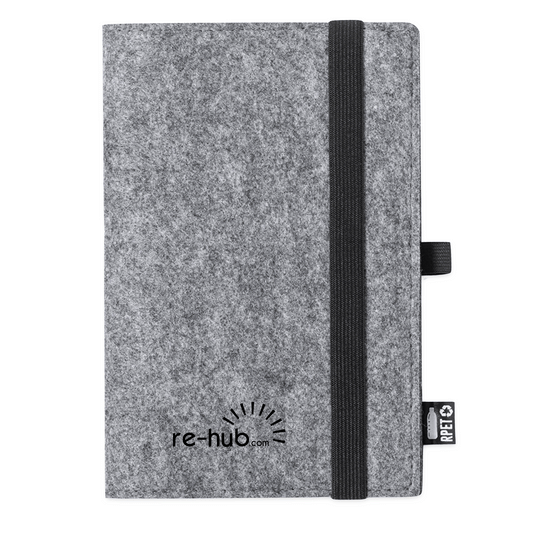 NOTIZBUCH FILZ recyceltem RPET-Filz