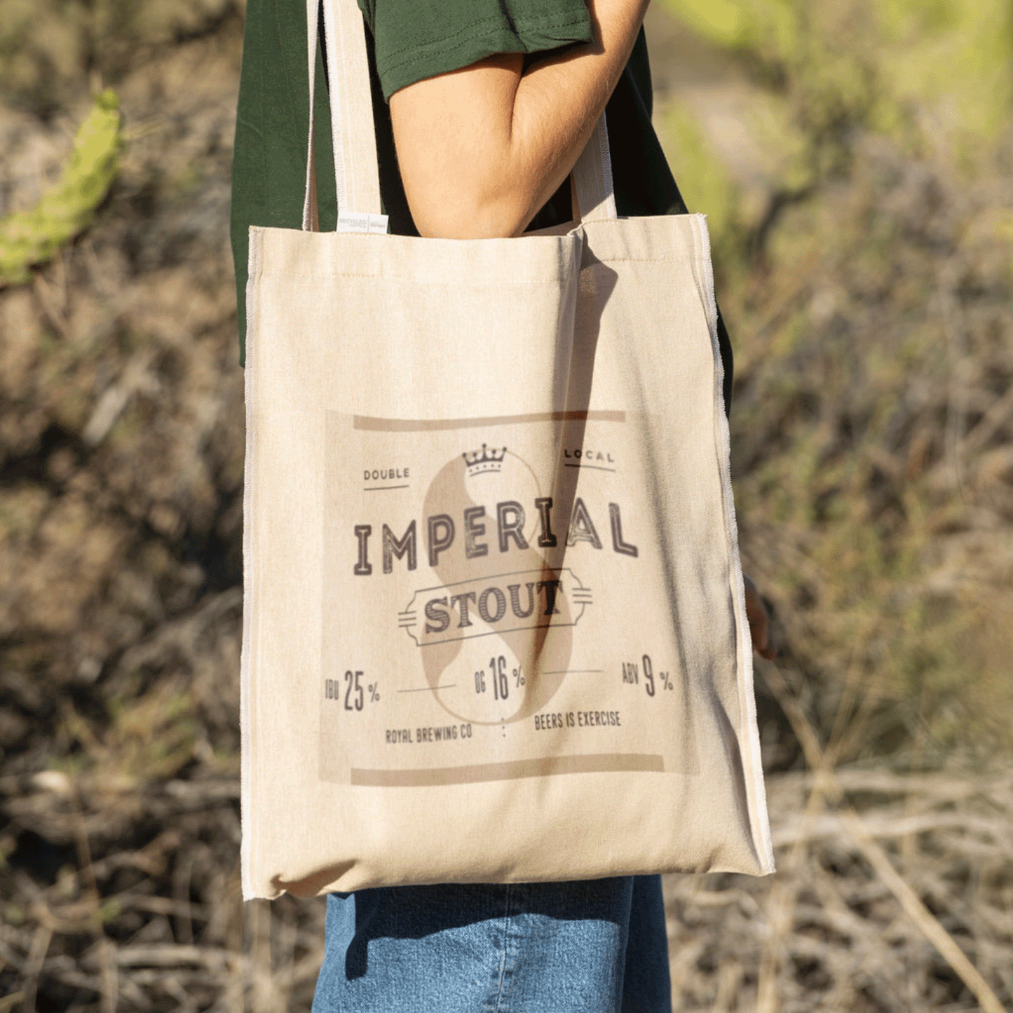 TASCHE 100 % recycelte Baumwolle