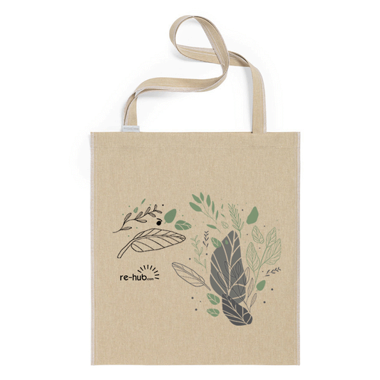 LEAVES BAG 100% recycled cotton